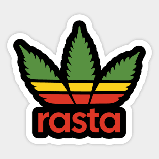 Rasta Leaf Sticker